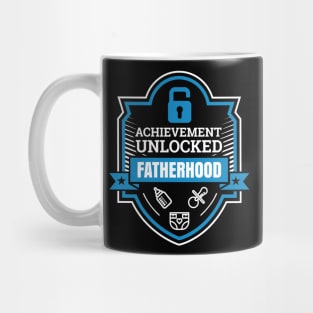 Achievement Unlocked Fatherhood New Dad First Fathers Day Mug